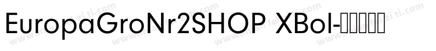 EuropaGroNr2SHOP XBol字体转换